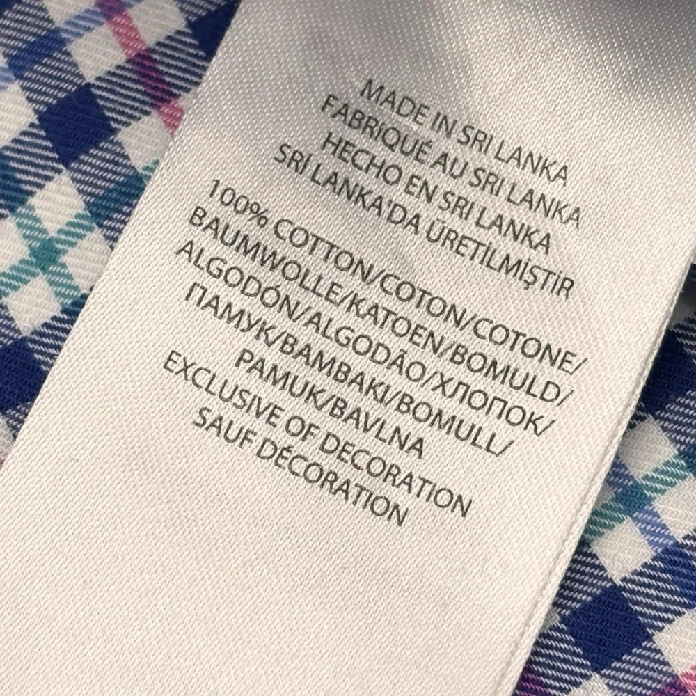Polo Ralph Lauren Shirt XL Mens Button Down Multi Color Check Pink Pony Cotton